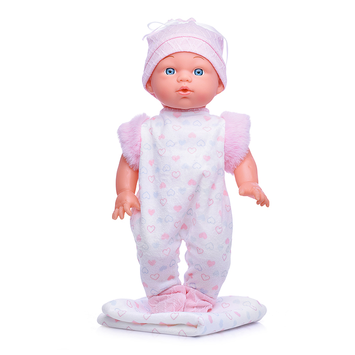 Пупс YL2435B-B "Аврора" с аксессуарами, в коробке