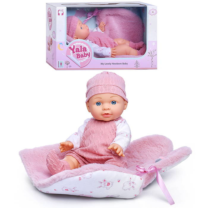 Пупс YL2430C-C "Ксюша" с аксессуарами, в коробке Пупс YL2430C-C "Ксюша" с аксессуарами, в коробке