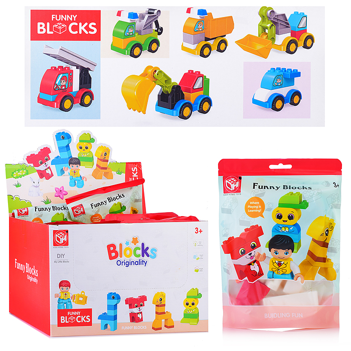 Конструктор 188-448 "Животные" в коробке Конструктор 188-448 "Животные" в коробке