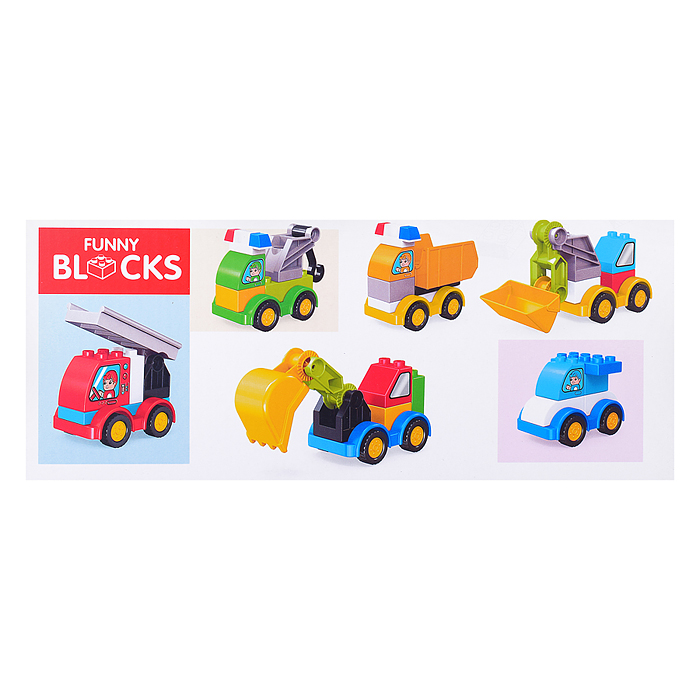 Конструктор 188-448 "Животные" в коробке