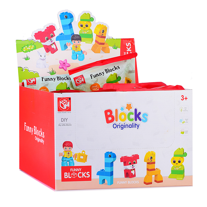 Конструктор 188-448 "Животные" в коробке