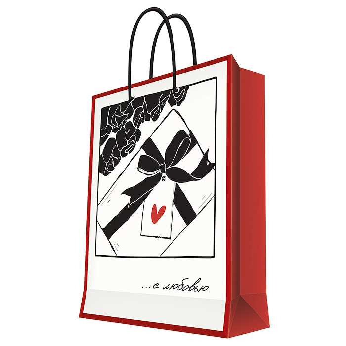 Бумажный пакет для сувенирной продукции с ламинацией, с шириной основания 17,8 cм, плотность бумаги Бумажный пакет для сувенирной продукции с ламинацией, с шириной основания 17,8 cм, плотность бумаги