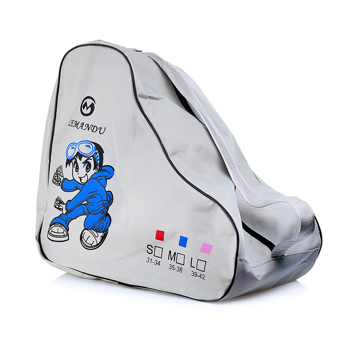 Фото к товару Ролики детские, M с комплектом защиты, цвет синий с белым, цветные колеса Ролики детские, M с комплектом защиты, цвет синий с белым, цветные колеса