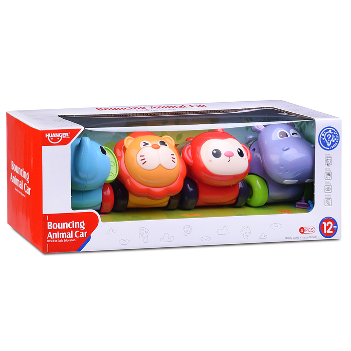 Фото к товару Набор погремушек HE8068 "Веселые машинки" в коробке Набор погремушек HE8068 "Веселые машинки" в коробке