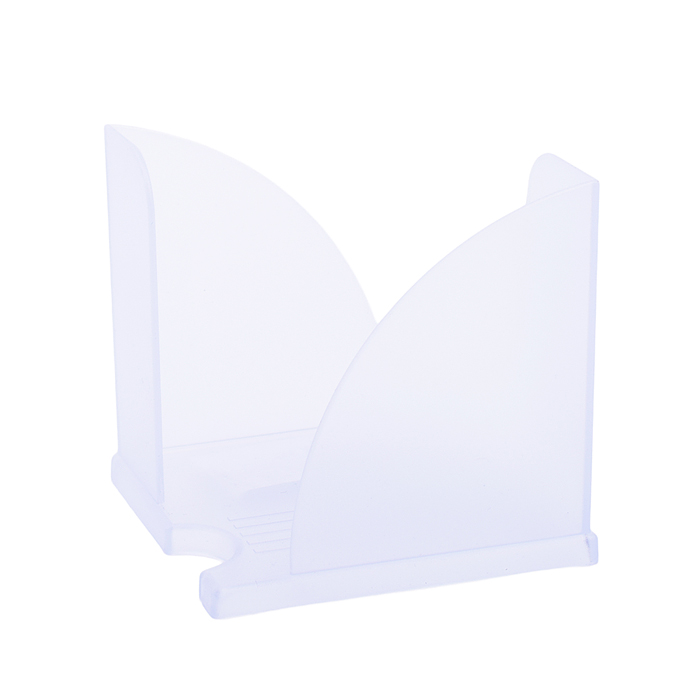 Фото к товару Пластиковый бокс для бумажного блока для блока 9x9x9 см, прозрачный Пластиковый бокс для бумажного блока для блока 9x9x9 см, прозрачный