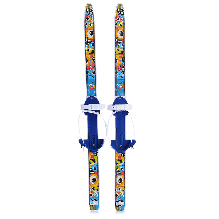 Фото к товару Игровые лыжи "Быстрики" Мультяшки (игрушка детская) 90/90 см, унив.креление "Цикл", с палками стекло Игровые лыжи "Быстрики" Мультяшки (игрушка детская) 90/90 см, унив.креление "Цикл", с палками стекло