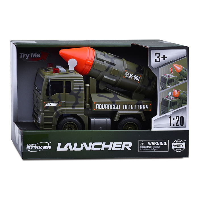 Фото к товару Машина WY440D "Военная техника Х-001" с ракетной установкой, в коробке Машина WY440D "Военная техника Х-001" с ракетной установкой, в коробке