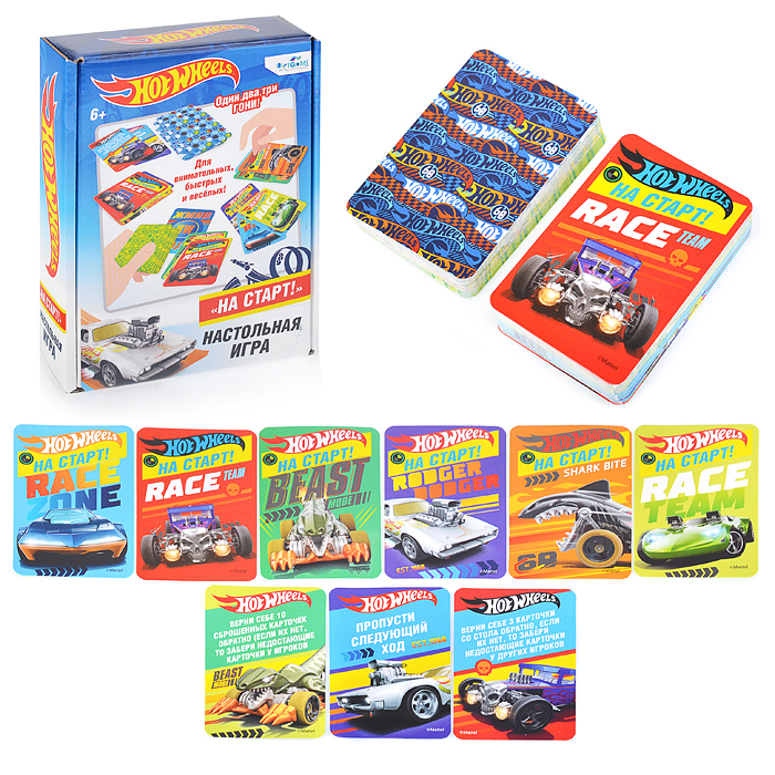 Настольная игра. Hot Wheels. На старт! Настольная игра. Hot Wheels. На старт!