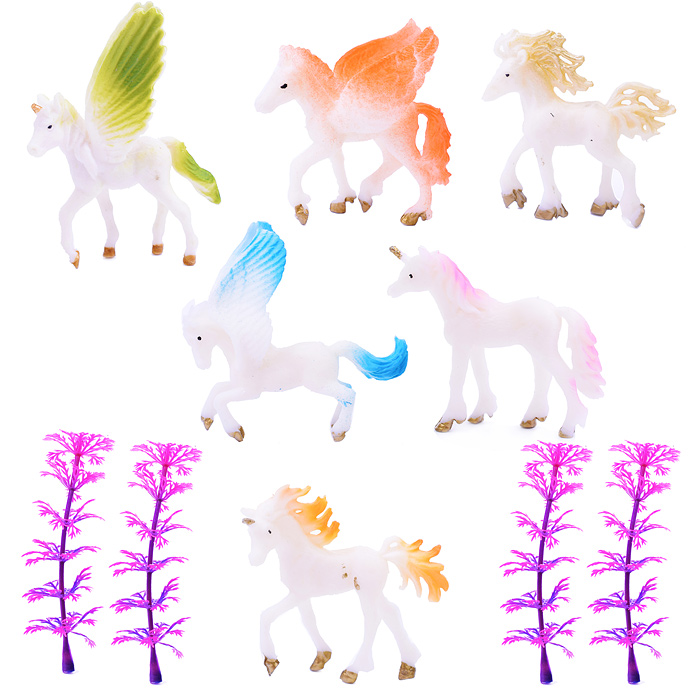 Набор животных KZ956-008E "Единороги" в тубусе Набор животных KZ956-008E "Единороги" в тубусе