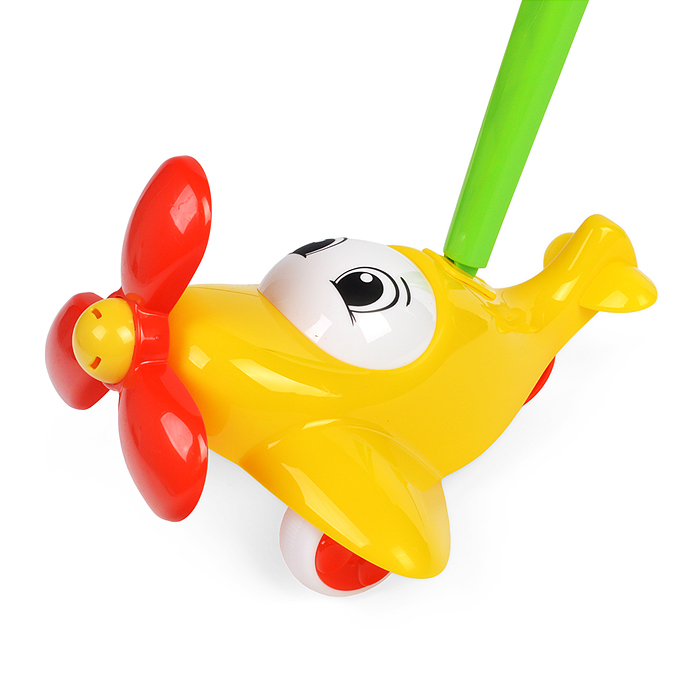 Фото к товару Каталка "Самолет" (в ассортименте) Каталка "Самолет" (в ассортименте)