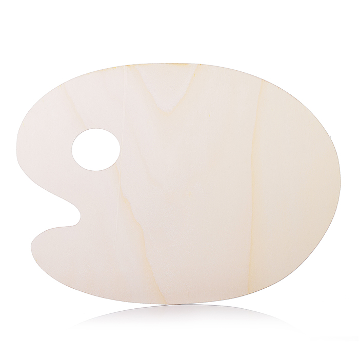 Палитра деревянная, овальная, 30x40 см Палитра деревянная, овальная, 30x40 см