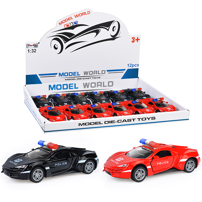 Машина F1104-4M "Гонки полиции" метал., в дисплее Машина F1104-4M "Гонки полиции" метал., в дисплее