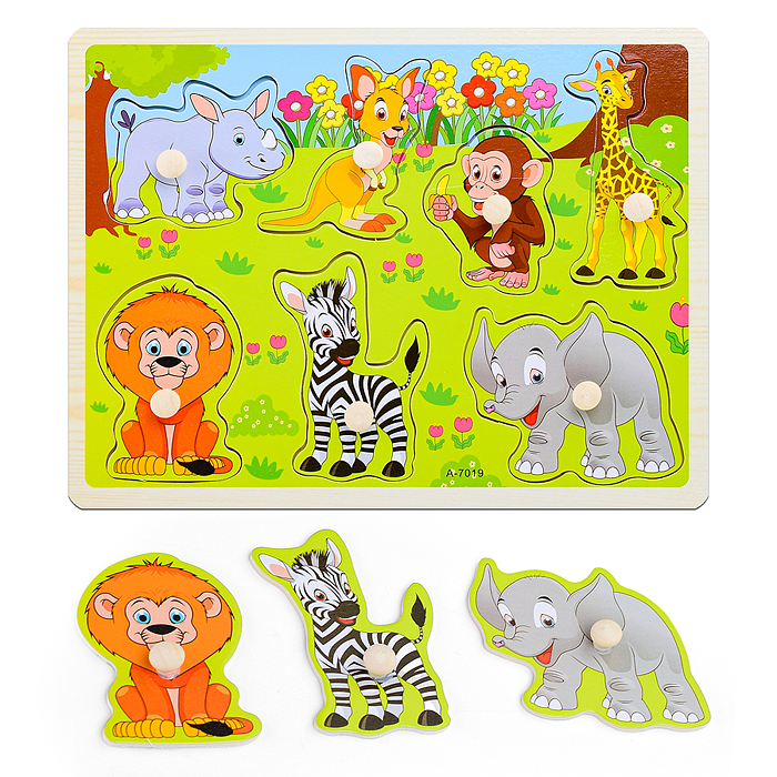 Пазл-вкладыш D1413 "На прогулке"