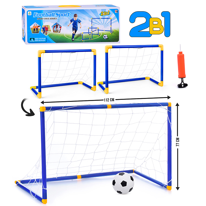 Ворота футбольные DQ-21 "Победный гол" в коробке