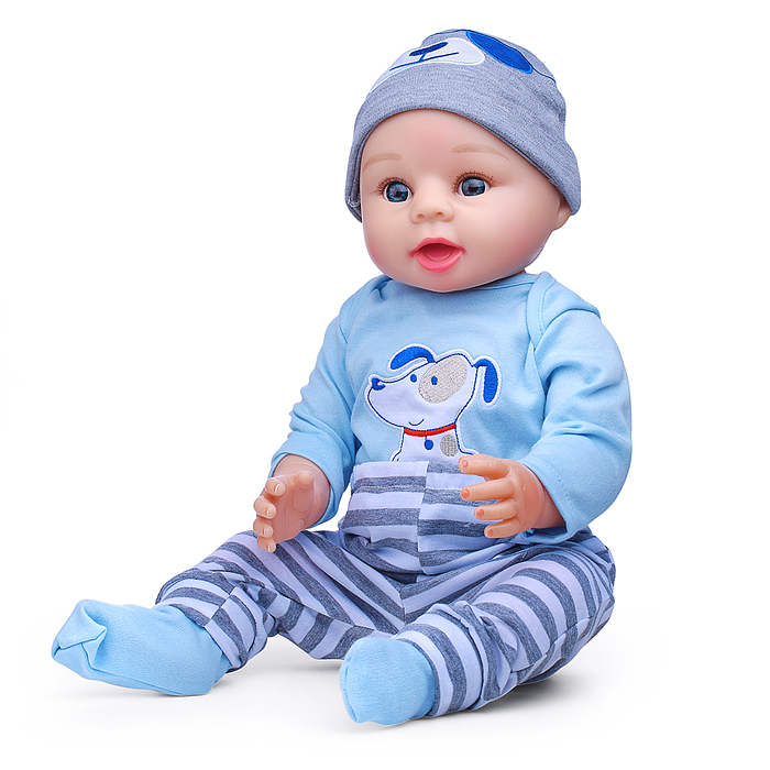 Пупс AD2503-07 "Серёженька" с аксессуарами, в коробке