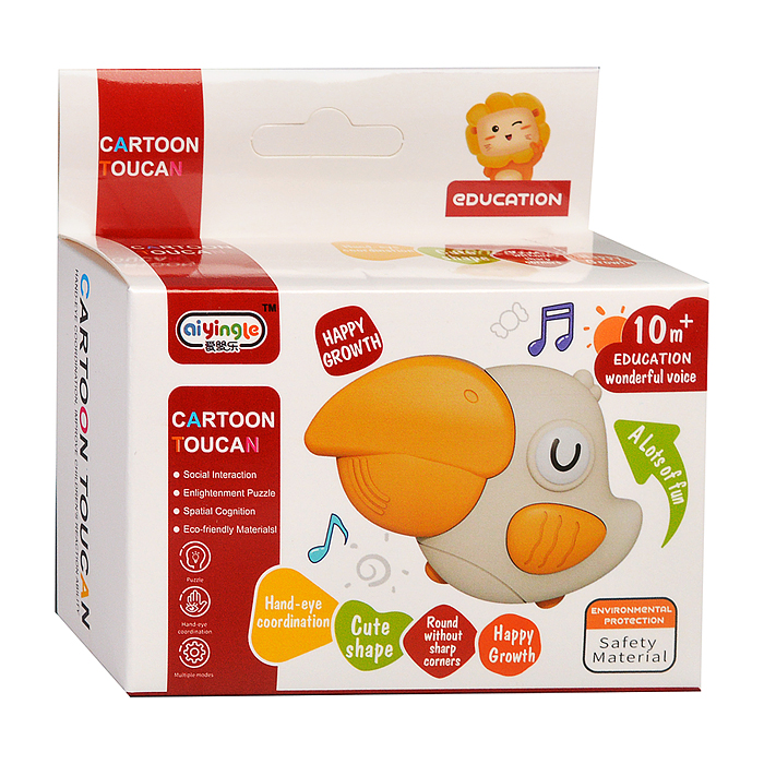 Фото к товару Игрушка музыкальная 368-37 "Тукан" в коробке Игрушка музыкальная 368-37 "Тукан" в коробке