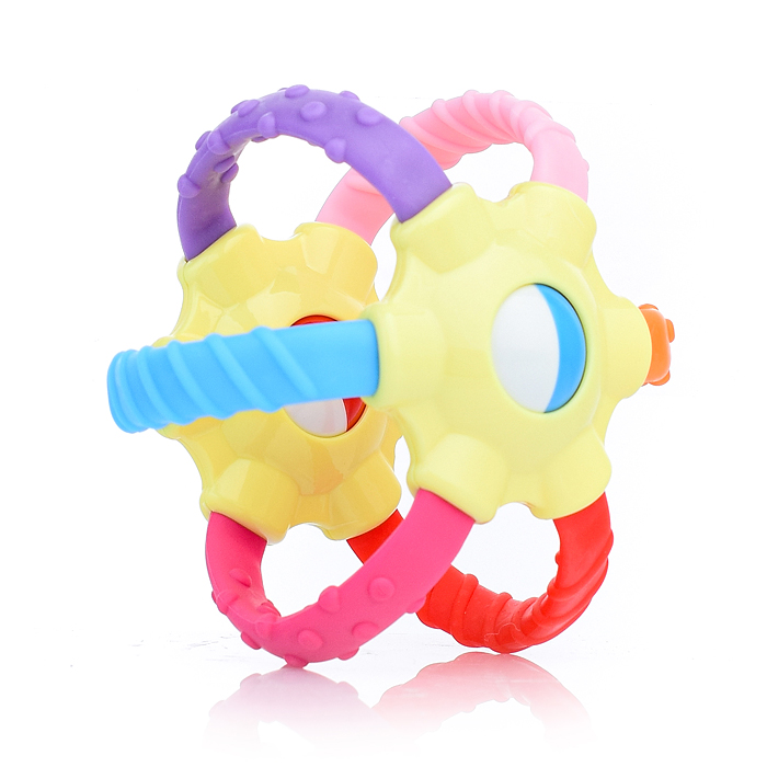 Фото к товару Погремушка-прорезыватель "Радуга" Погремушка-прорезыватель "Радуга"