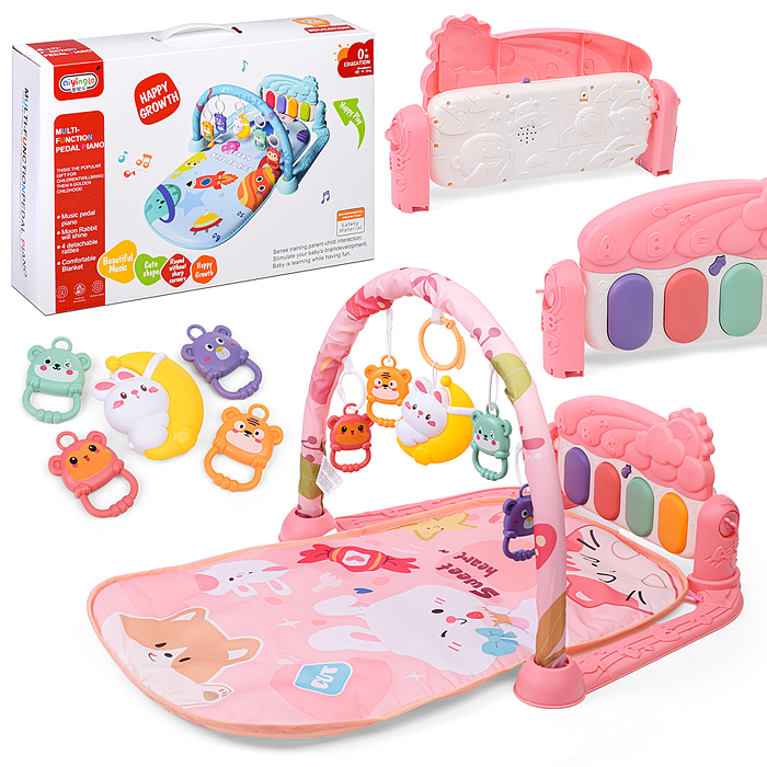 Коврик развивающий 368-5P "Мой котенок" на батарейках, в коробке