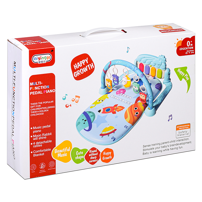 Фото к товару Коврик развивающий 368-5P "Мой котенок" на батарейках, в коробке Коврик развивающий 368-5P "Мой котенок" на батарейках, в коробке