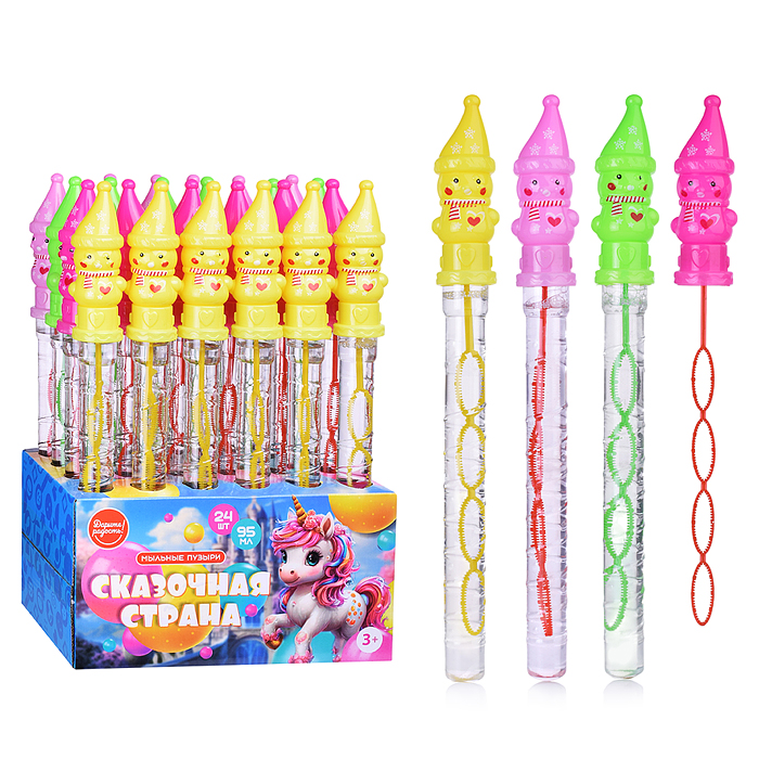 Мыльные пузыри UT0153-6 "Гномик"