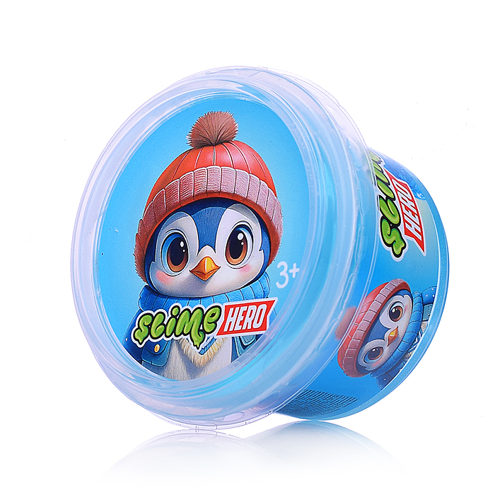 Слайм "Hero" Пингвин голубой