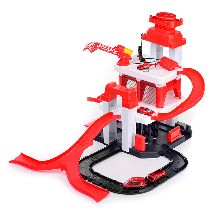 Фото к товару Парковка 660-S22 "Станция обслуживания" красная, в коробке Парковка 660-S22 "Станция обслуживания" красная, в коробке