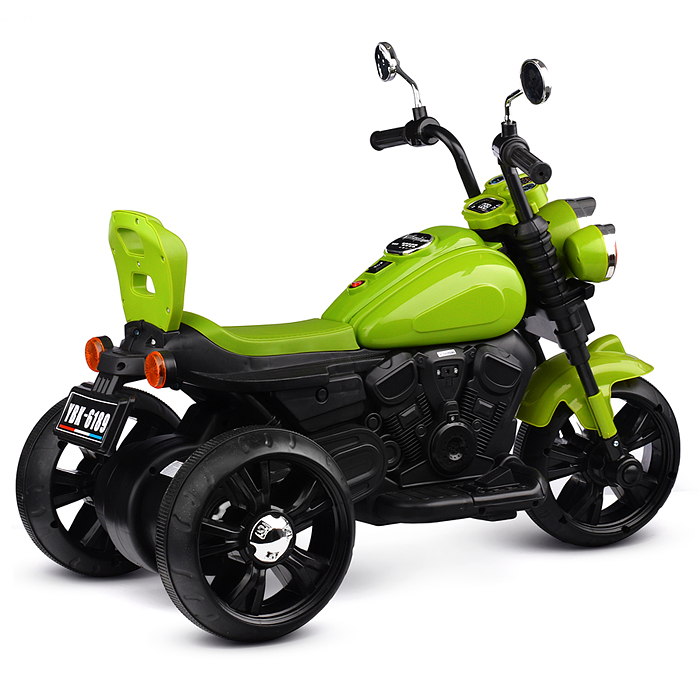 Мотоцикл U023429Y "Спорт байк" на аккумуляторе, в коробке (зеленый)