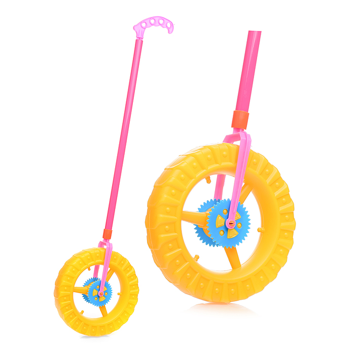 Каталка 059D "Веселое колесо-2" в пакете