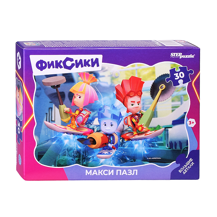 Контурный Макси-пазл 30 эл. "Фиксики" (Аэроплан) Контурный Макси-пазл 30 эл. "Фиксики" (Аэроплан)