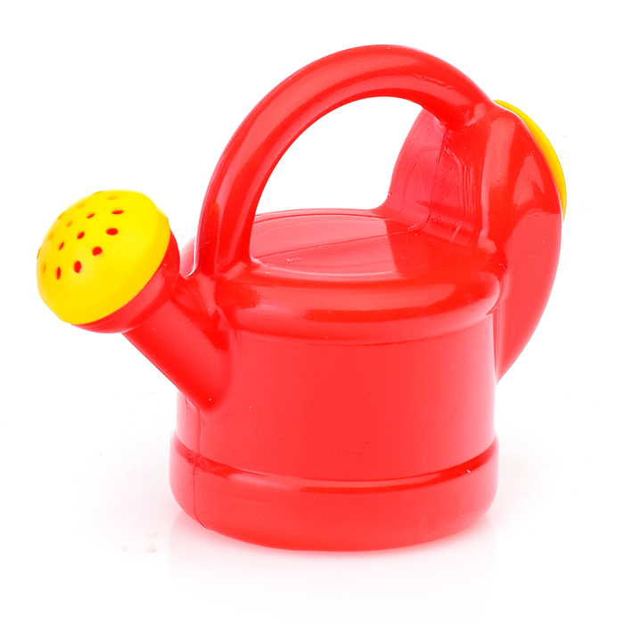 Песочный набор 4 предмета ( ведро, совок, грабли, лейка )