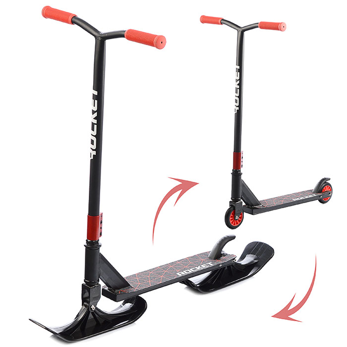 Самокат-снегокат трюковой R0005 в коробке (красный) Самокат-снегокат трюковой R0005 в коробке (красный)