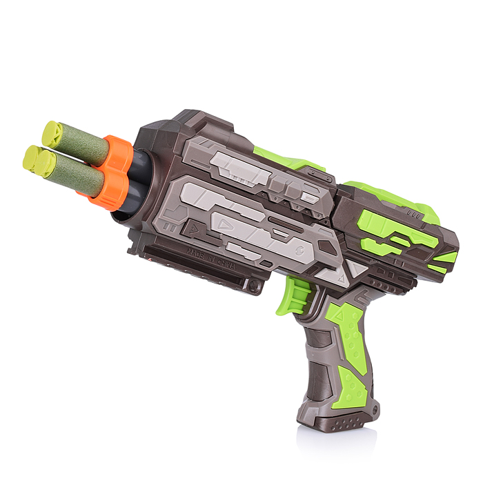 Фото к товару Бластер FJ9006 "Дельта" с мягкими пулями, в коробке Бластер FJ9006 "Дельта" с мягкими пулями, в коробке