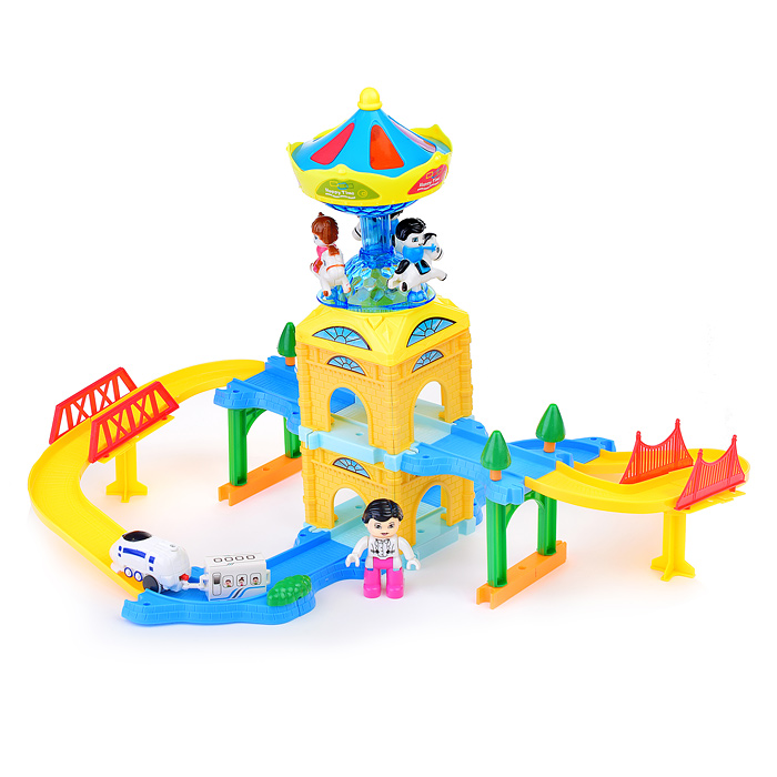 Фото к товару Трек 2163 "Карусель" (свет/звук) в коробке Трек 2163 "Карусель" (свет/звук) в коробке