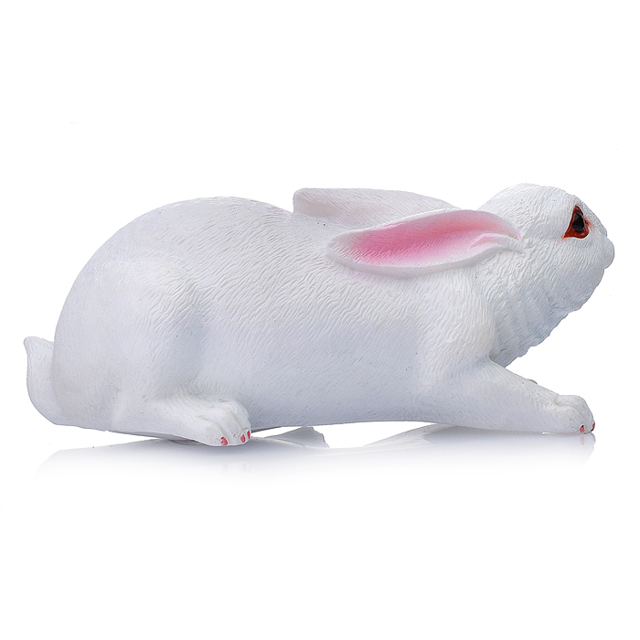 Фото к товару Заяц JS14-21 белый, в пакете Заяц JS14-21 белый, в пакете