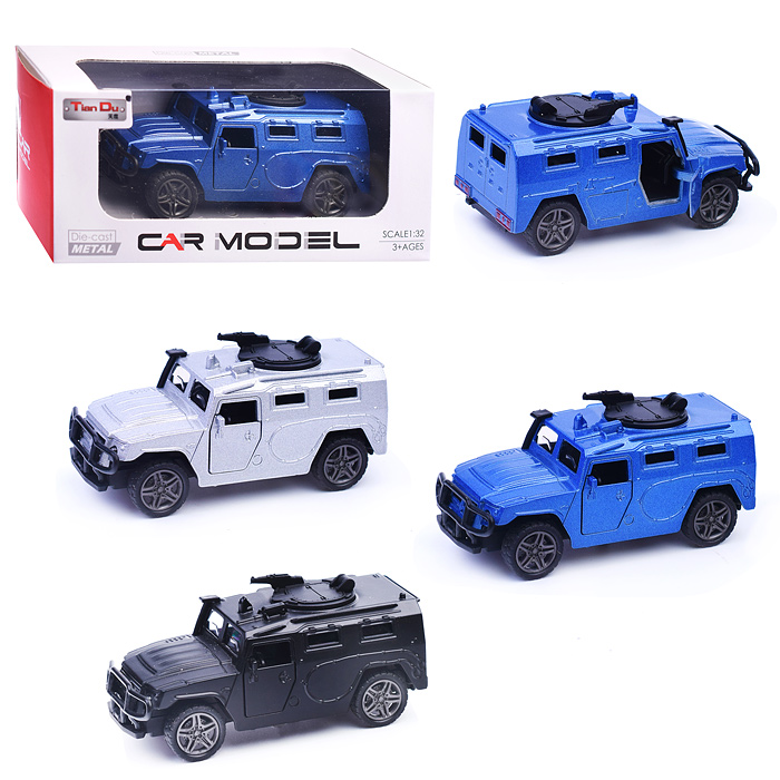 Машина F1131-1M "Броневик" метал., в коробке Машина F1131-1M "Броневик" метал., в коробке