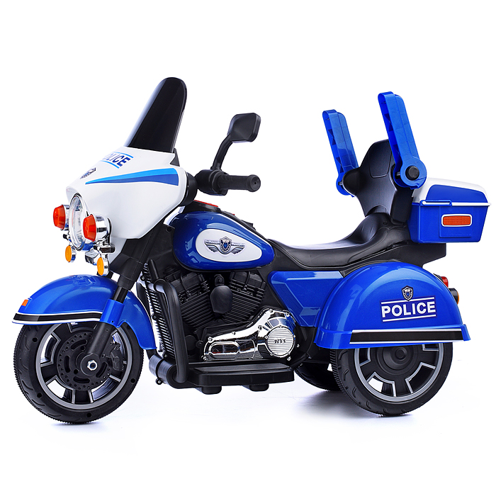 Мотоцикл U023420Y "Чоппер" 6V4.5 моноприводный (синий)