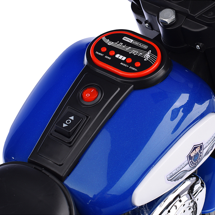 Мотоцикл U023420Y "Чоппер" 6V4.5 моноприводный (синий)