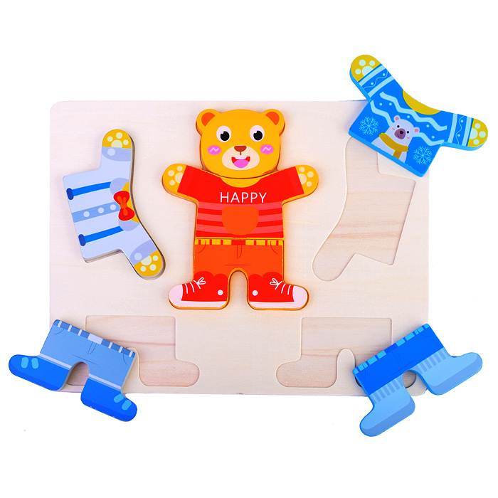 Пазл-вкладыш D1615 "Давай переоденемся"