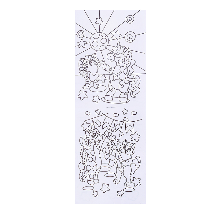 Мини-раскраска. Чудо-рогатики