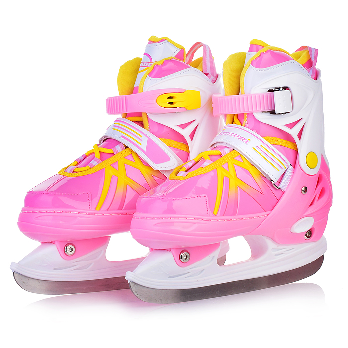 Фото к товару Коньки 00-3110 (размер M35-38) розовые, в сумке Коньки 00-3110 (размер M35-38) розовые, в сумке