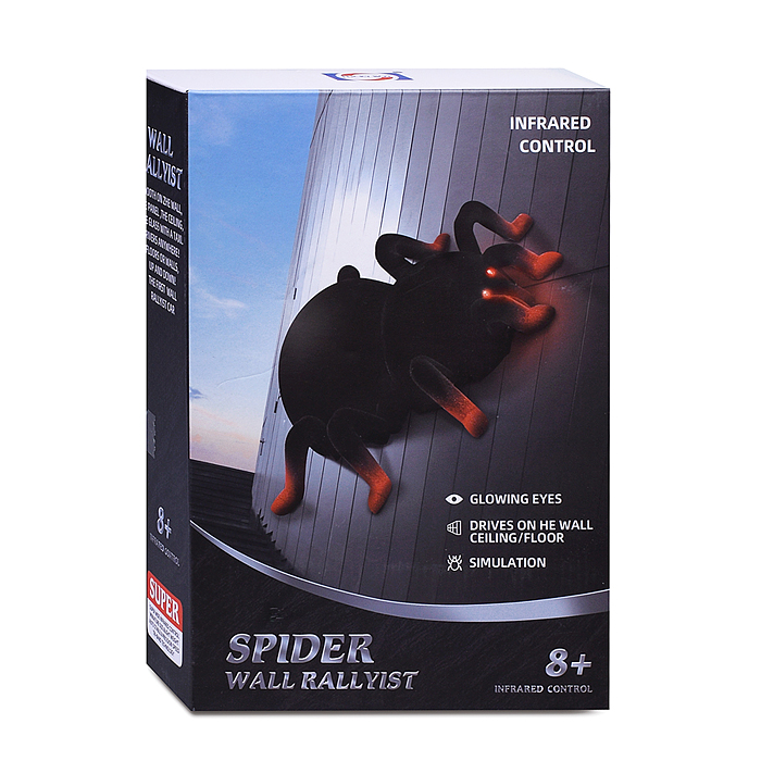 Фото к товару Паук Q13 р/у, 27MHz, в коробке Паук Q13 р/у, 27MHz, в коробке