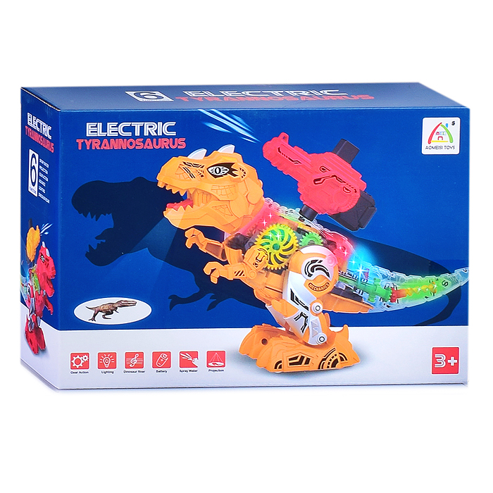 Фото к товару Динозавр 927-1 шестиренки, свет/звук/проектор, в коробке Динозавр 927-1 шестиренки, свет/звук/проектор, в коробке