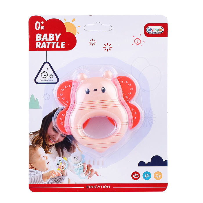 Погремушка 668-12D "Милая бабочка" на листе Погремушка 668-12D "Милая бабочка" на листе