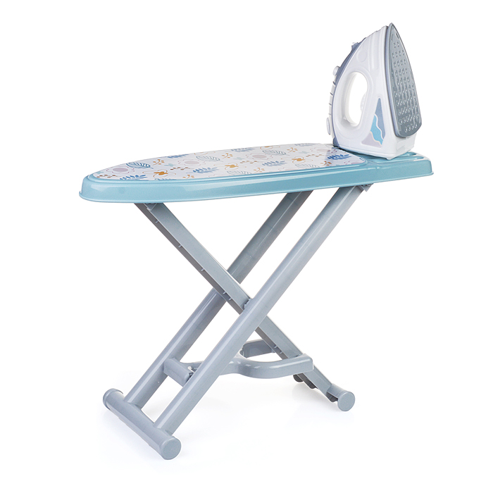 Набор игровой "Утюжок №3 с гладильной доской" (серо-голубой) (в сеточке) Набор игровой "Утюжок №3 с гладильной доской" (серо-голубой) (в сеточке)