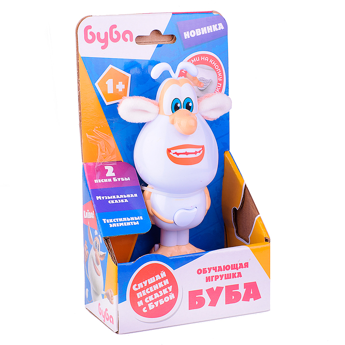 Фото к товару Обучающая фигурка Буба (музыкальная сказка, песни. текстильные элементы. свет) в коробке Обучающая фигурка Буба (музыкальная сказка, песни. текстильные элементы. свет) в коробке