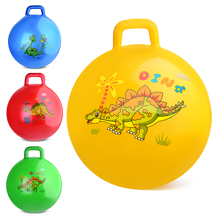 Мяч с ручкой 45 см 00-4163 "Дино" Мяч с ручкой 45 см 00-4163 "Дино"