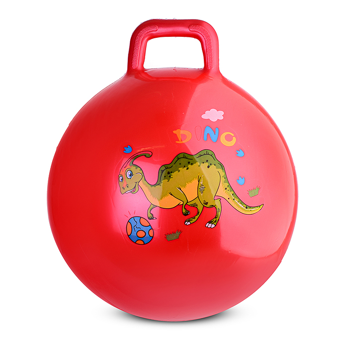 Фото к товару Мяч с ручкой 45 см 00-4163 "Дино" Мяч с ручкой 45 см 00-4163 "Дино"