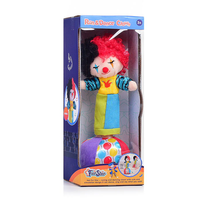 Фото к товару Клоун T505 со светом и музыкой, в коробке Клоун T505 со светом и музыкой, в коробке