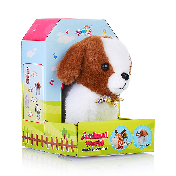 Фото к товару Собака T828-1 "Ральф" на батарейках, в коробке Собака T828-1 "Ральф" на батарейках, в коробке