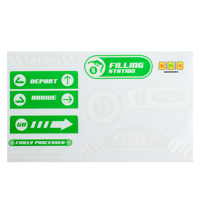 Парковка CLM-996 "Военная техника" зеленая, в коробке